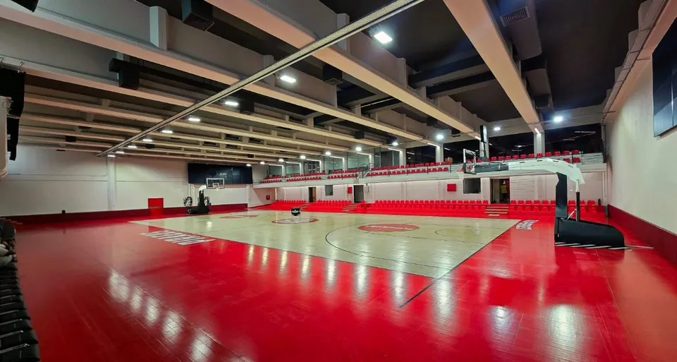 Η ανακαινισμένη αίθουσα 3 του ΣΕΦ / Φωτογραφία: Olympiacosbc.gr