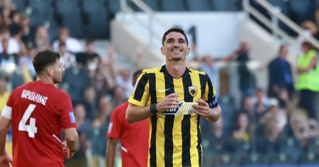 ΑΕΚ - Πανσερραϊκός 8-1: Με σόου Μάνταλου και έξι διαφορετικούς σκόρερ, η Ένωση σταμάτησε στα οκτώ κόντρα στην ομάδα των Σερρών
